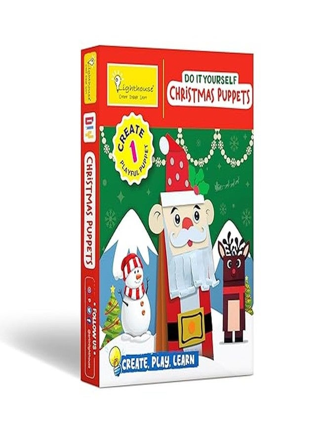 لايت هاوس مجموعة أدوات صنع الحرف اليدوية لعيد الميلاد من لايت هاوس للأطفال | اصنع دمية سانتا بنفسك باستخدام كيس ورقي بني، وقصاصات سانتا، وملحقات | نشاط فني وحرفي ممتع للعطلات، مجموعة هدايا عيد الميلاد الإبداعية للأطفال (عبوة واحدة) - Image 5